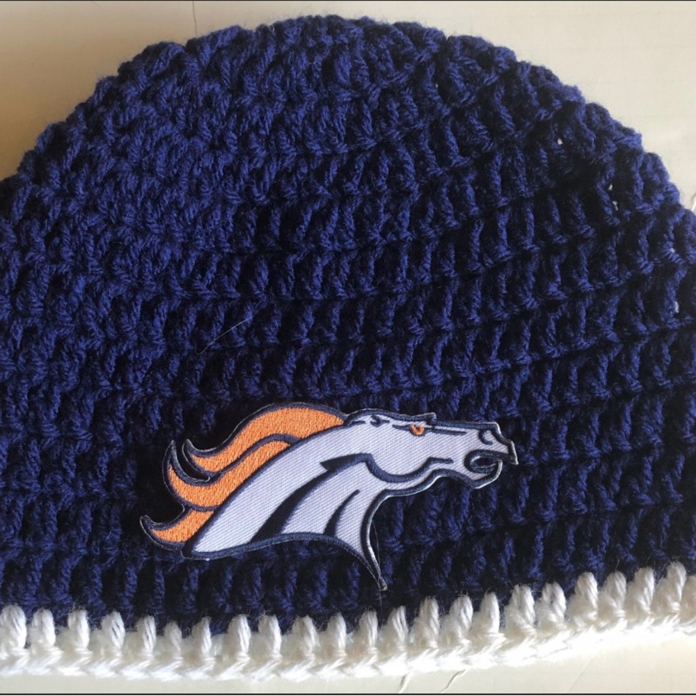 Denver Broncos Beanie Hat Teen-Adult